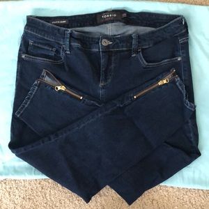 Torrid Stiletto Skinny Jeans Dark Wash Size 16